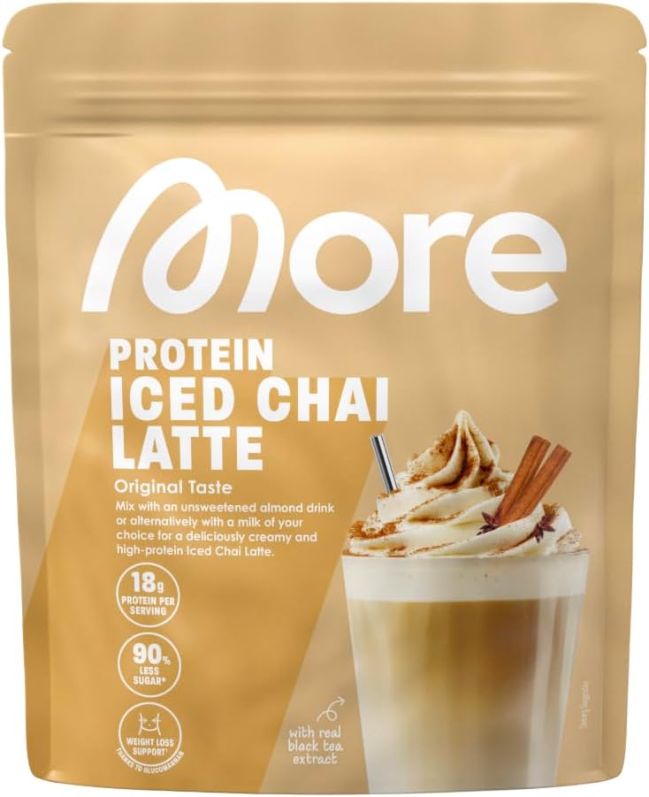MORE Protein Iced Coffee Dark Chocolate Cookie Crumble verschiedene So