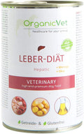 OrganicVet Hundefutter Nassfutter Leber-Diaet 6 x 400 g Diaetfutter