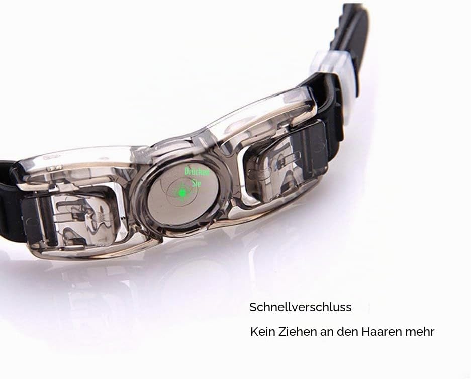 BEEWAY Schwimmbrille verstellbar Anti-Beschlag UV-Schutz Erwachsene Kinder 8