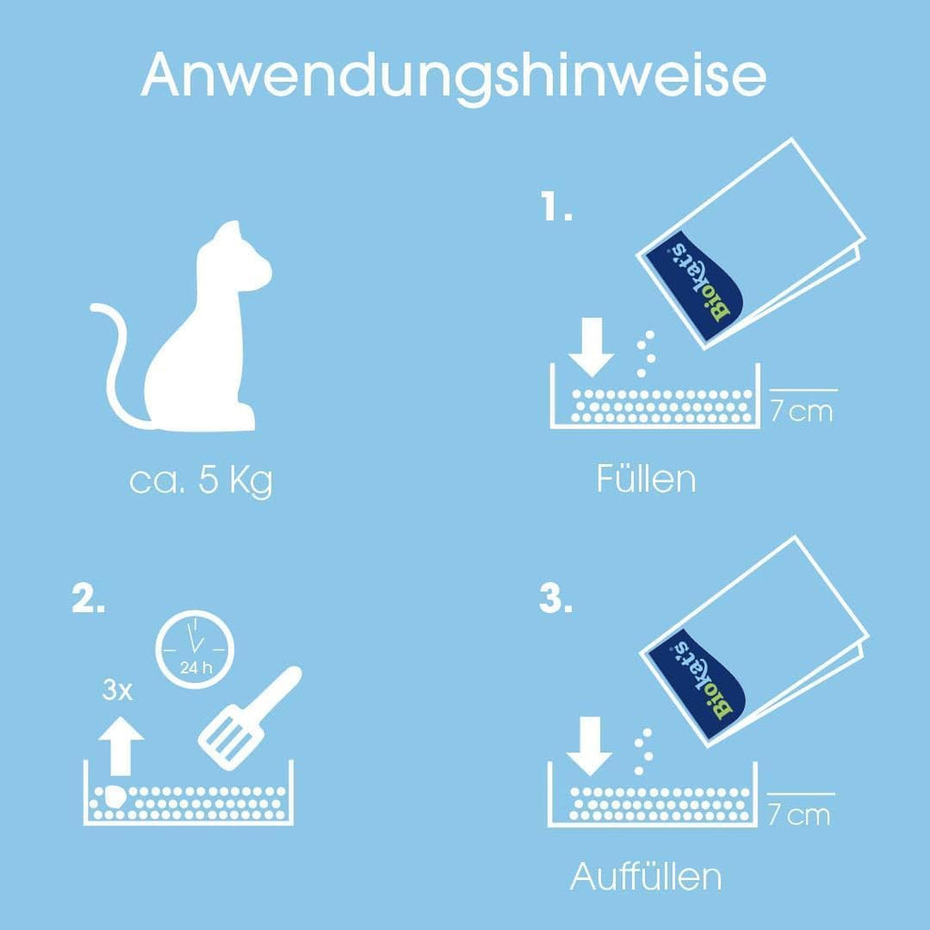 Katzenstreu Biokat's Diamond Care MultiCat 1er-3er Pack verschiedene Sorten