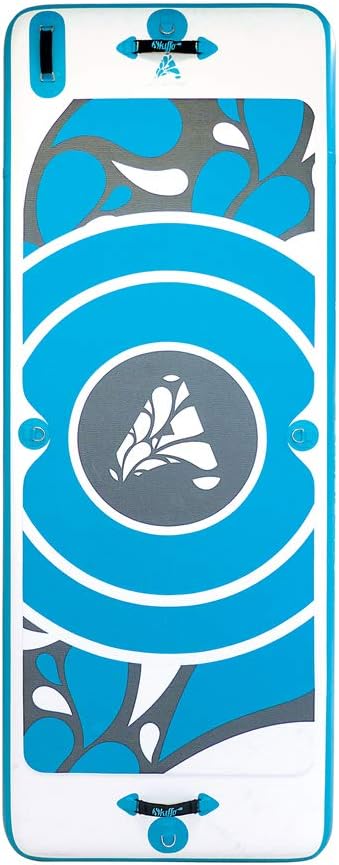 Waterflex Aquafitmat Schwimmmatte Trainingsmatte Pool blau weiss