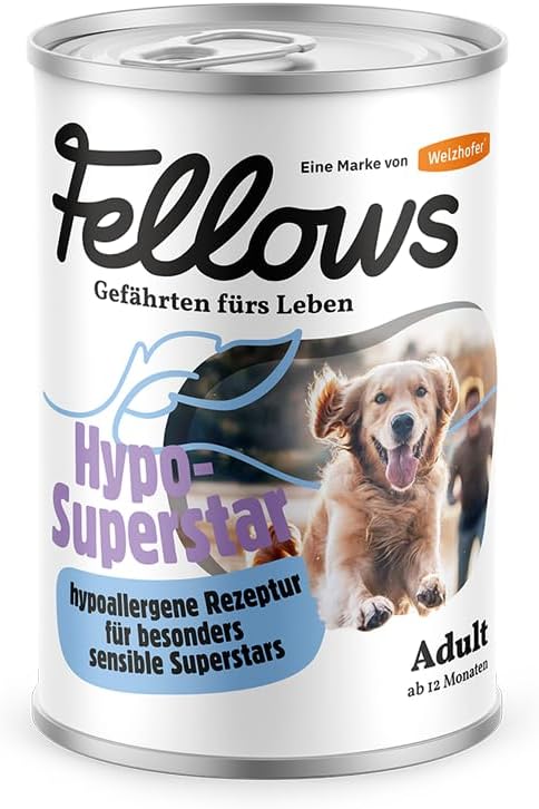 Fellows Hypo-Superstar Hundenassfutter Insekten Monoprotein getreidefrei 6x800g