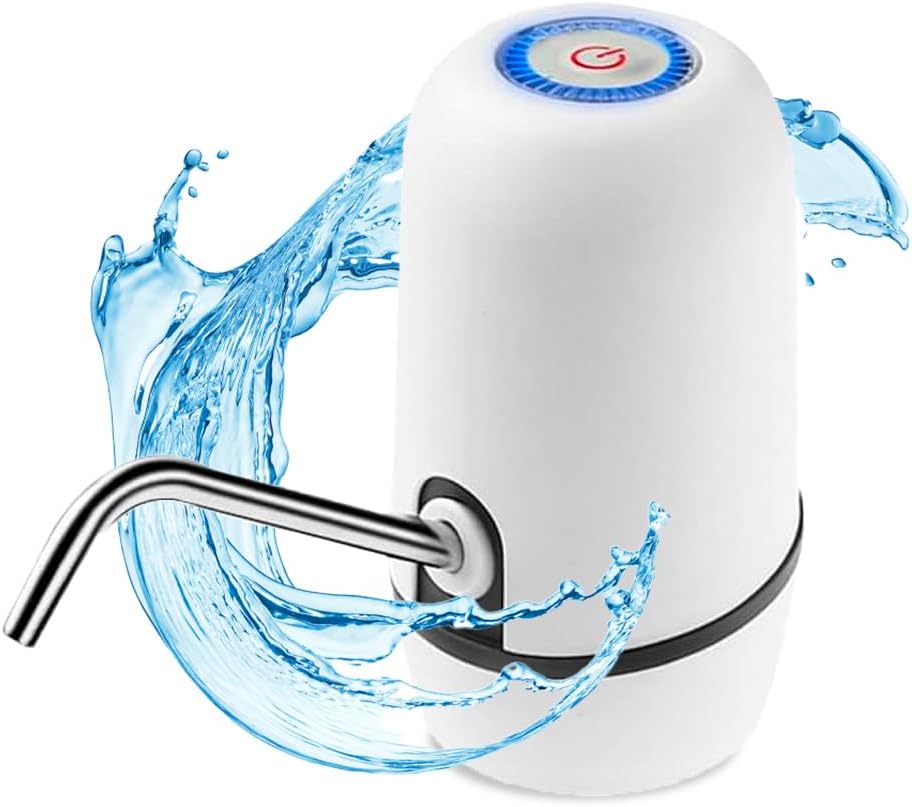 NK Wasserspender USB wiederaufladbar Edelstahl Dosierer BPA-frei fuer 1.5-18.9 L