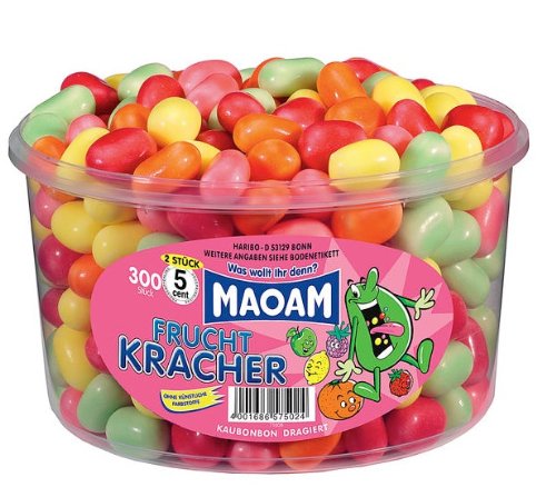 Maoam Cola-Kracher Bonbons Runddose - 265 Stueck |