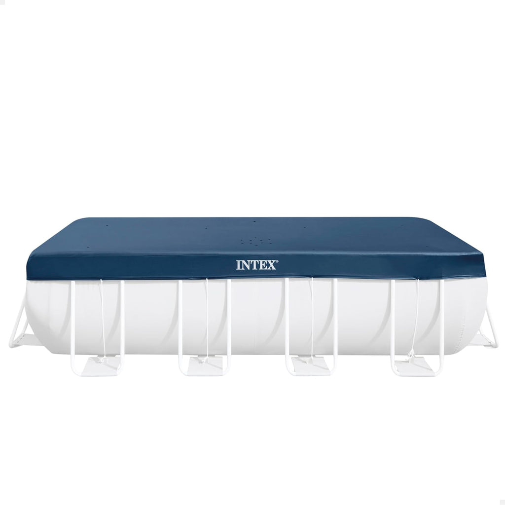 Intex Abdeckplane rechteckig 389 x 184 cm fuer Frame Pool Winter Sommer