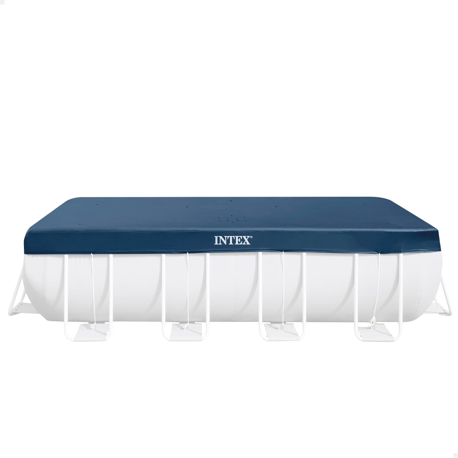 Intex Abdeckplane rechteckig 389 x 184 cm fuer Frame Pool Winter Sommer