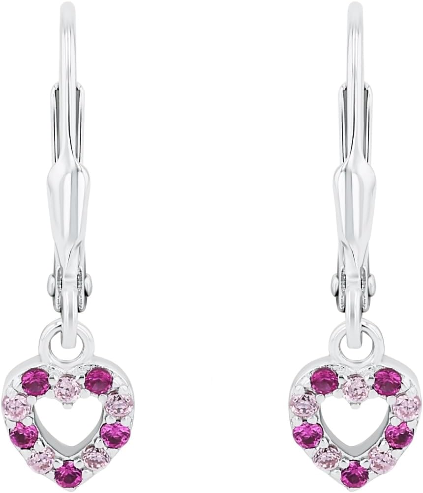 Prinzessin Lillifee Ohrhaenger 925 Sterling Silber Herz mit Zirkonia Kinder