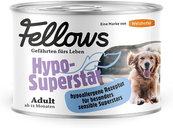 Fellows Hypo-Superstar Hundenassfutter Insekten Monoprotein getreidefrei 6x800g