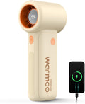 Warmco 10000 mAh Handsventilator USB wiederaufladbar 5 Stufen LED-Display