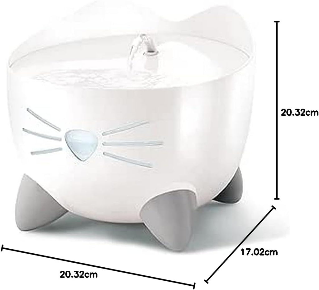 Catit Pixi Trinkbrunnen fuer Katze 1 Stueck Weiss Trinkbrunnen 1er Pack