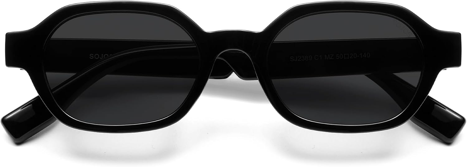 Sojos SJ2389 Polarisierte Hexagon Sonnenbrille Damen Herren UV400
