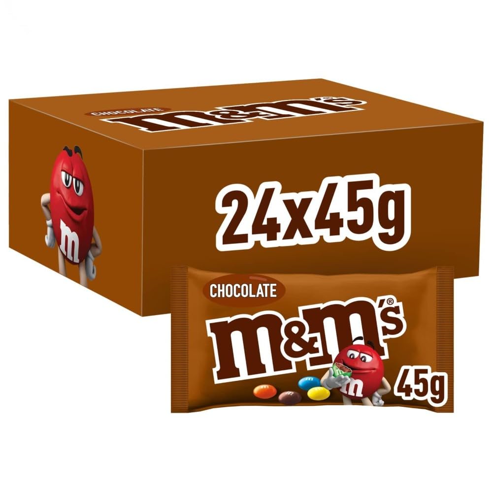 M&M'S Crispy Knusprige Schokolinsen 24 x verschiedene Sorten