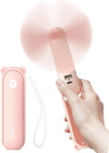 JISULIFE Mini Handventilator 3in1 mit 4500mAh Powerbank USB Akku Taschenlampe We