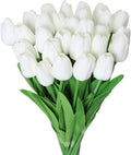 30er Set Kuenstliche Tulpen Real Touch Latex Kunstblumen Dekoration