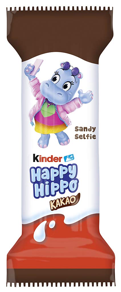 Kinder Happy Hippo Kakao 5er Pack knusprige Waffel mit Milch Kakaocreme