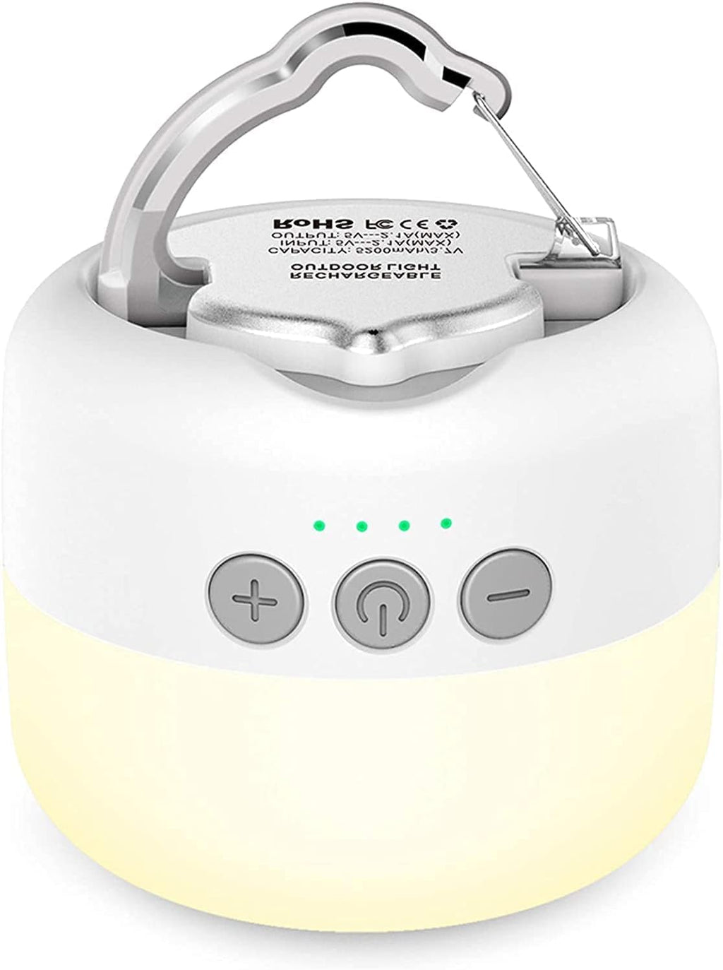 Campinglampe LED USB 5200 mAh stufenlos dimmbar 4 Helligkeitsstufen Magnet