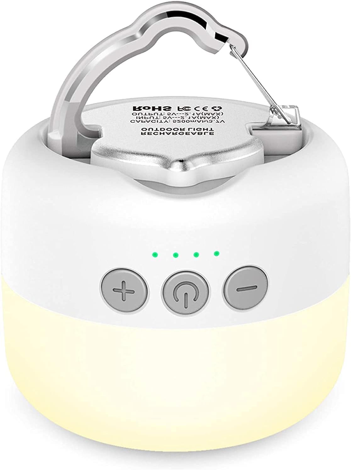 Campinglampe LED USB 5200 mAh stufenlos dimmbar 4 Helligkeitsstufen Magnet