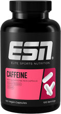 ESN Koffein Kapseln 120 St. 200 mg pro Portion vegan Made in Germany