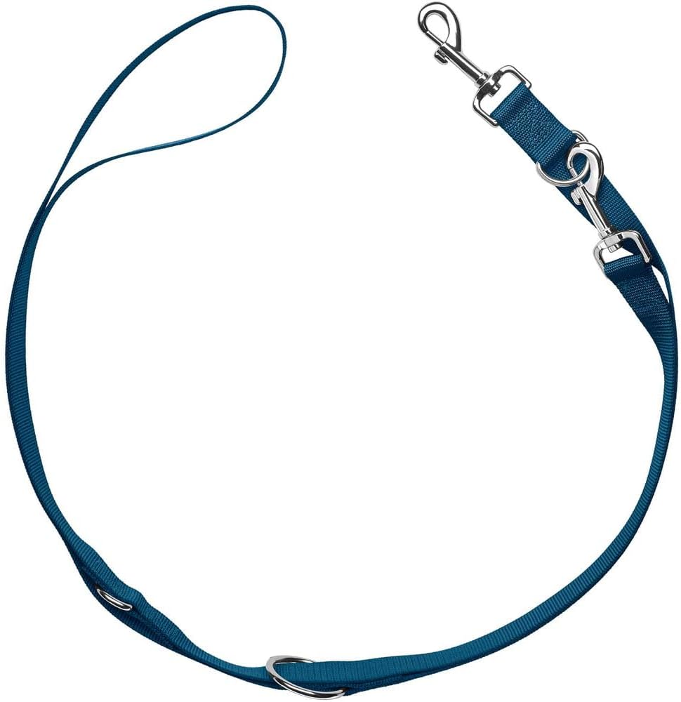 Hunter Hundeleine London Variabel 3-fach verstellbar Nylon Polyester Braun 10/20
