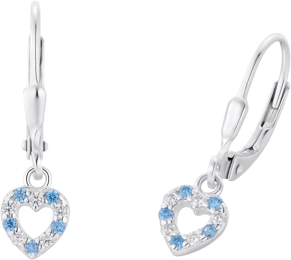 Prinzessin Lillifee Ohrhaenger 925 Sterling Silber Herz mit Zirkonia Kinder