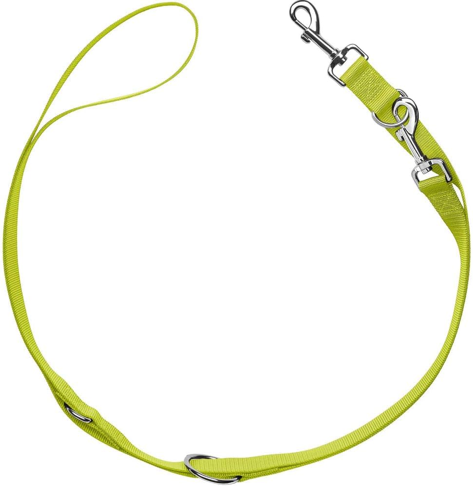 Hunter Hundeleine London Variabel 3-fach verstellbar Nylon Polyester Braun 10/20