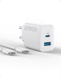 Anker Ladegeraet 20W USB‑C mit 1,5 m Kabel Schnelllade Netzteil