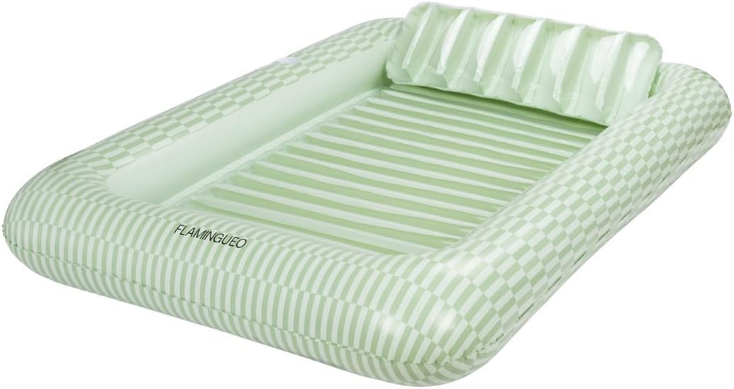 Flamingueo Luftmatratze 205x140x38 cm Schwimmmatratze Wasserhaengematte