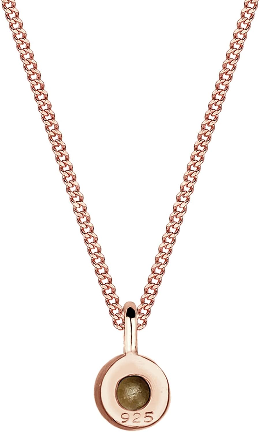 Elli Halskette Damen mit Kristall Anhaenger Silber Kette 45 cm