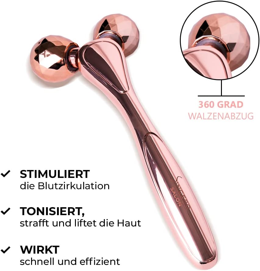 3D Gesichts-Massagegeraet Gesichtroller Anti-Falten Lifting Effekt