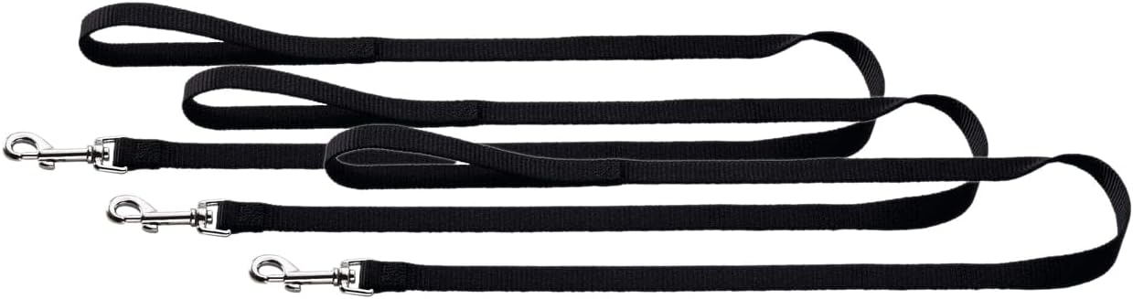 Hunter Ecco Sport Hundeleine Nylon 1,0 x 110 cm Schwarz 110cm