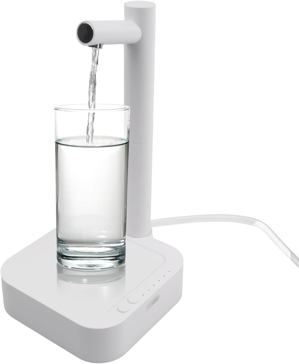 Wasserspender Desktop 7 Stufen automatisch USB Wasserflaschen Pumpe Weiss