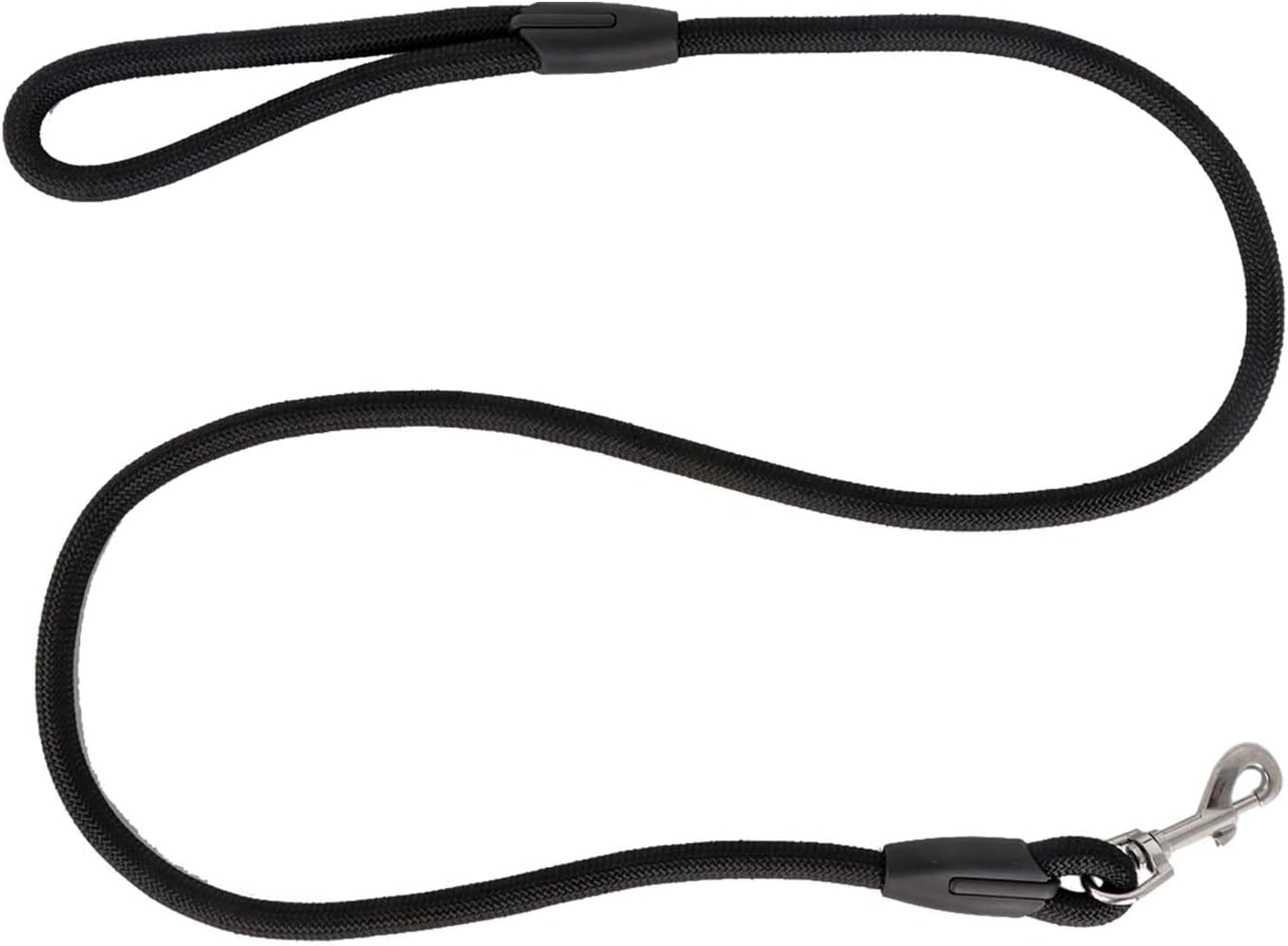 AiTodos Hundeleine verstellbar 1,5m-2m Anti-Zug Training Schwarz