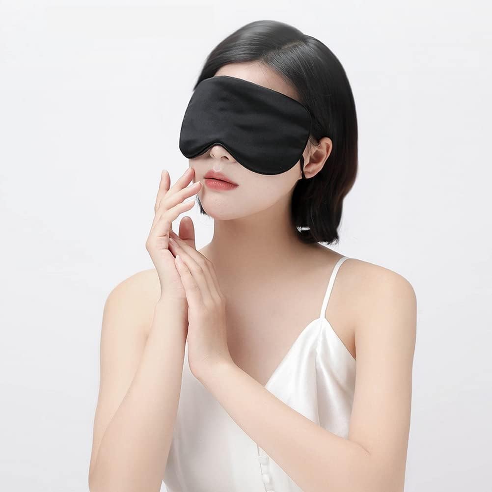 Schlafmaske 24er Set lichtdicht weich verstellbar fuer Herren Damen Kinder