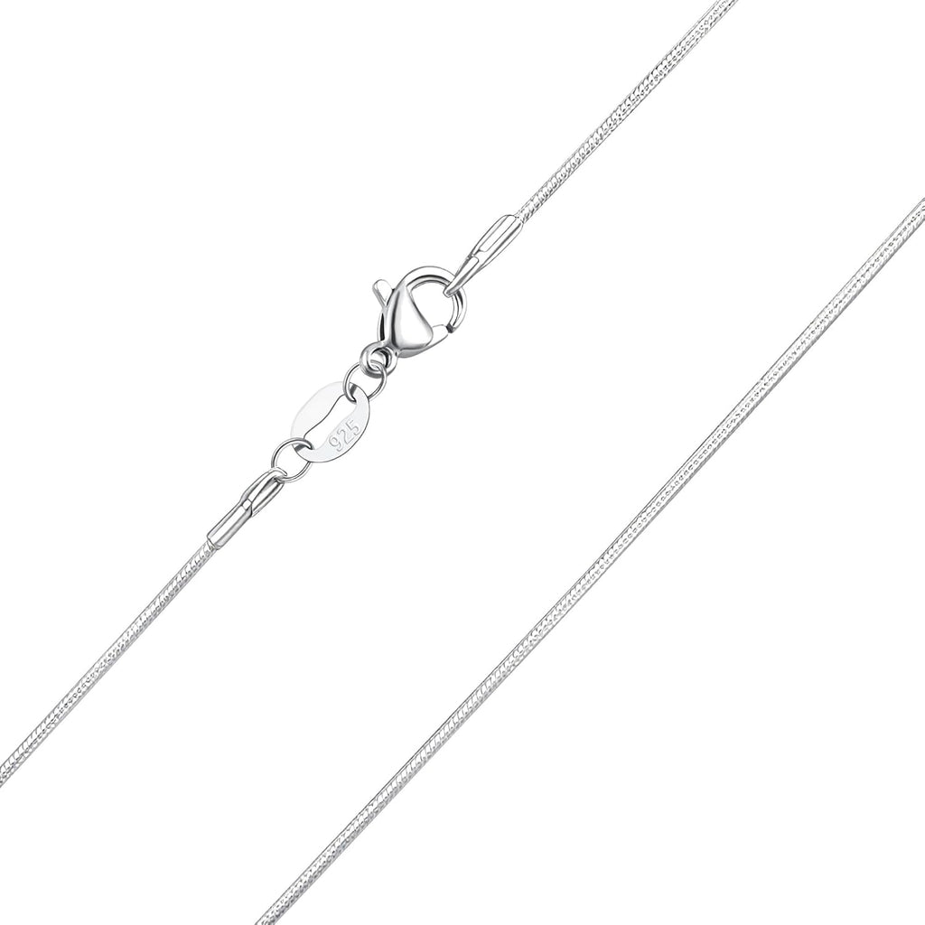 Kraven Damen Silberkette 925 Feinsilber Halskette 40cm-60cm Silber