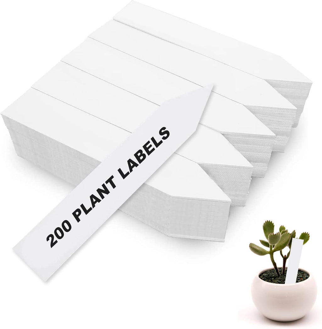 200er Set Pflanzenschilder Kunststoff 10x2 cm wetterfest Pflanzenstecker