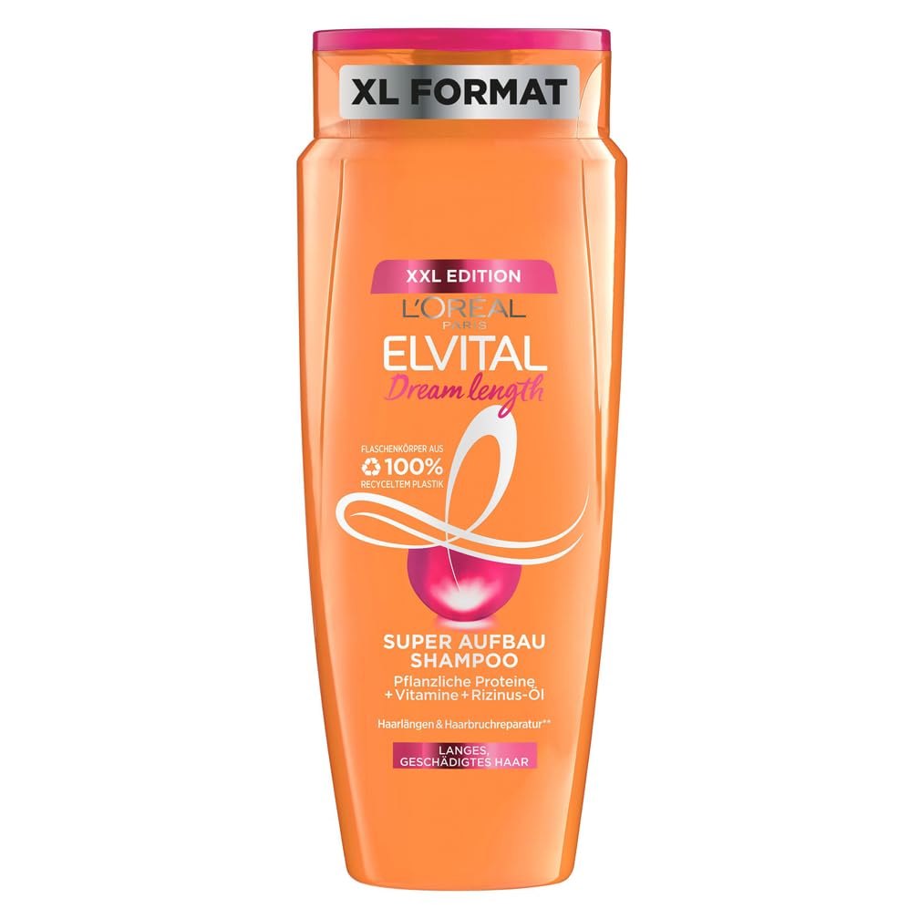 L’Oréal Paris Elvital Shampoo XXXL gegen Spliss fuer langes Haar
