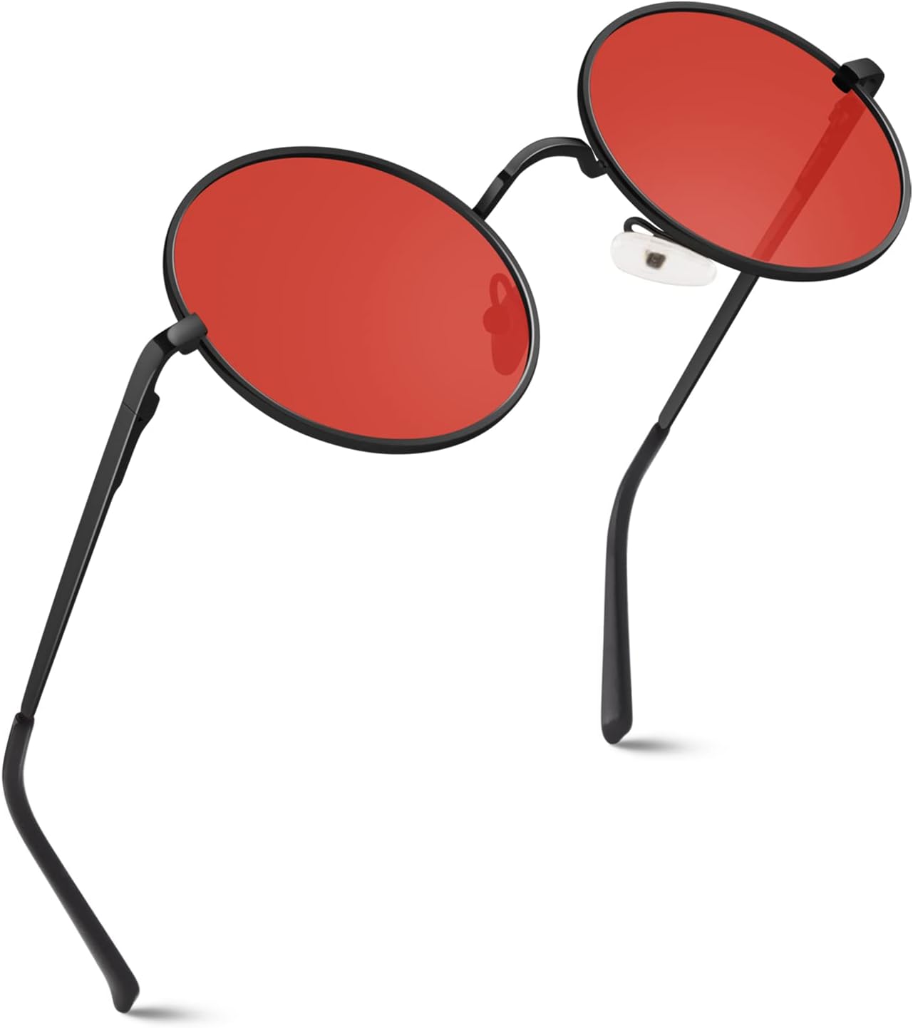 GQUEEN Polarisierte Retro Sonnenbrille rund UV400 Herren Damen MEZ1