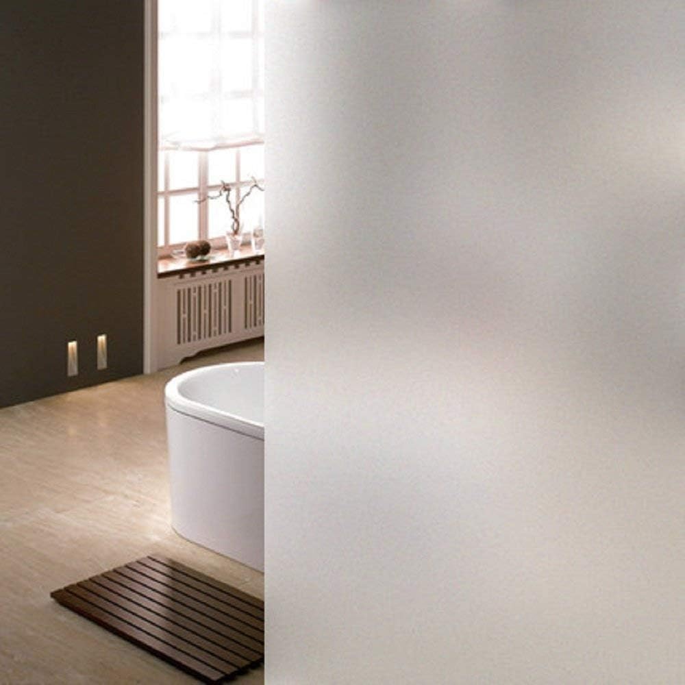 Fensterfolie Streifen 67 x 200 cm Sichtschutz 10 cm statisch Anti-UV