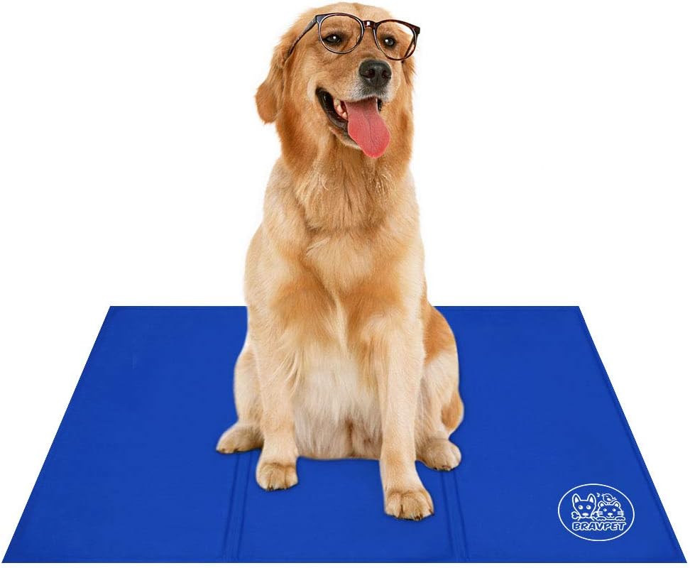 Selbstkuehlende Kuehlmatte fuer Hunde Katzen Groesse M 1cm rutschfest