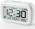 DOOMAY Digitaler Wecker LCD mit Snooze Wochenendmodus Batterie Nachttisch