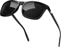 KANASTAL Polarisierte Sonnenbrille Retro verspiegelte Glaeser Al-Mg Buegel UV400