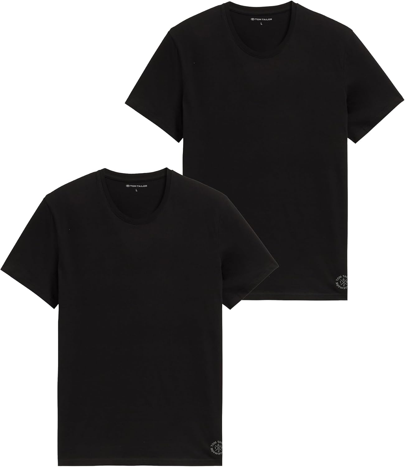 Tom Tailor Herren T-Shirt 2er Pack Crewneck Baumwolle XXS-3XL