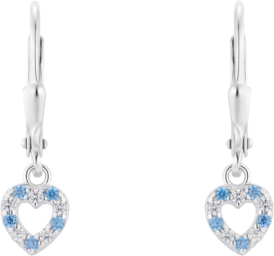 Prinzessin Lillifee Ohrhaenger 925 Sterling Silber Herz mit Zirkonia Kinder
