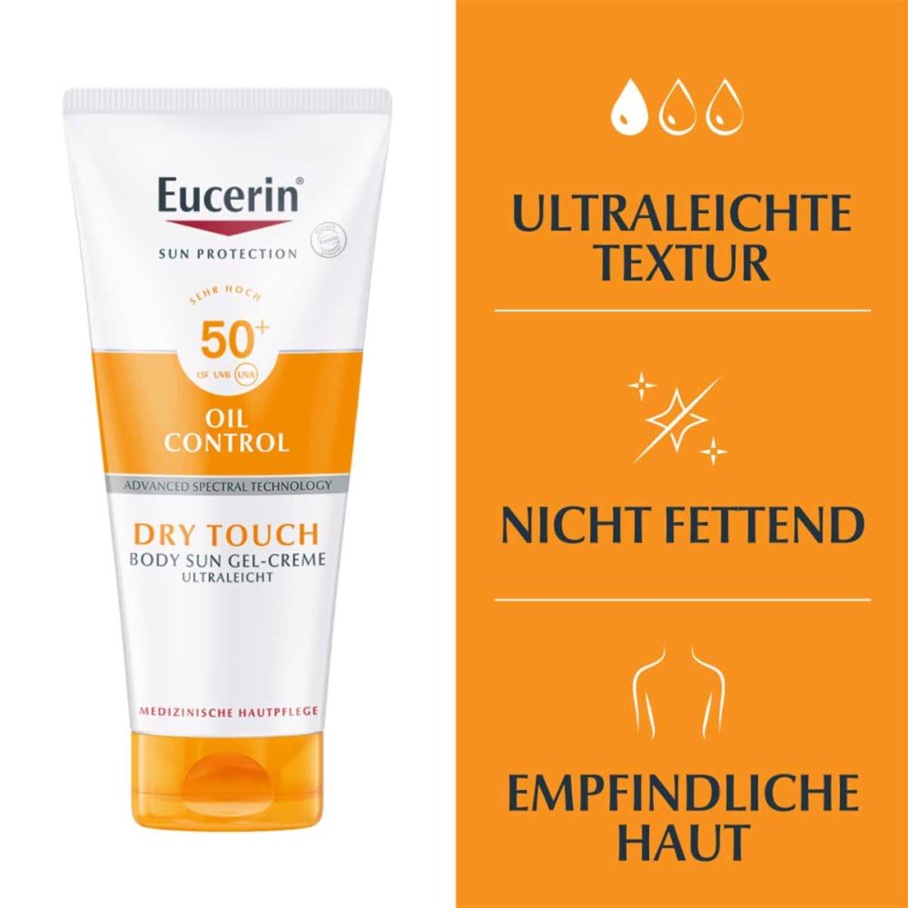 Eucerin Sun Dry Touch Gel-Creme LSF 50+ 200 ml ultraleicht