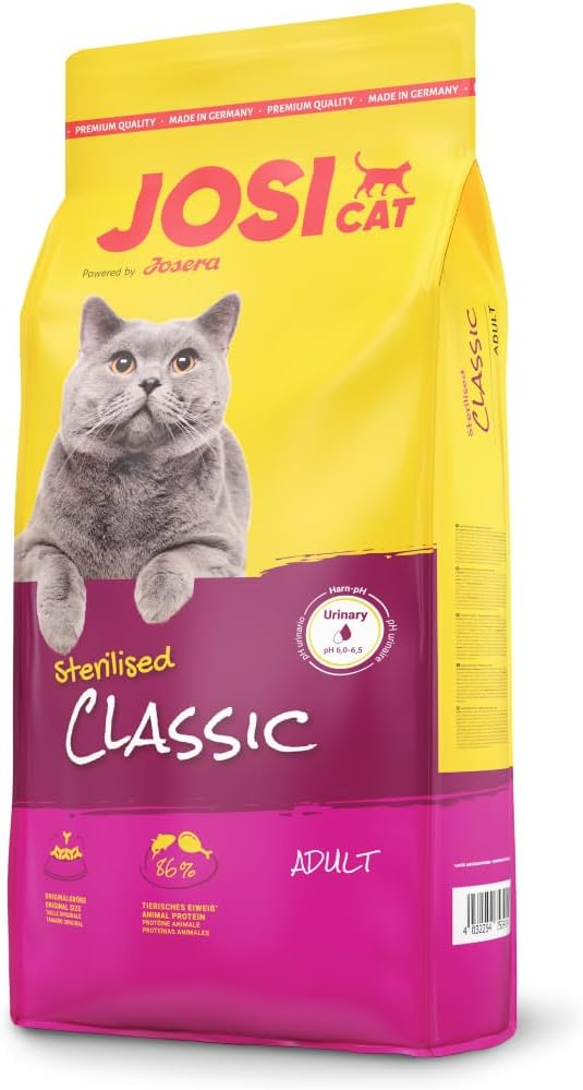 JosiCat Sterilised Classic Katzenfutter fettarm verschiedene Sorten