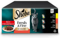 Sheba CatCare Fresh & Fine Fleisch 50g Katzen Nassfutter Pouch Sauce