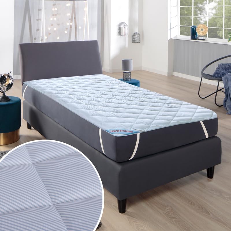 Matratzenschoner mit Sommer- und Winterseite TopCool 90x200 cm, ca. 3-5cm Matrat