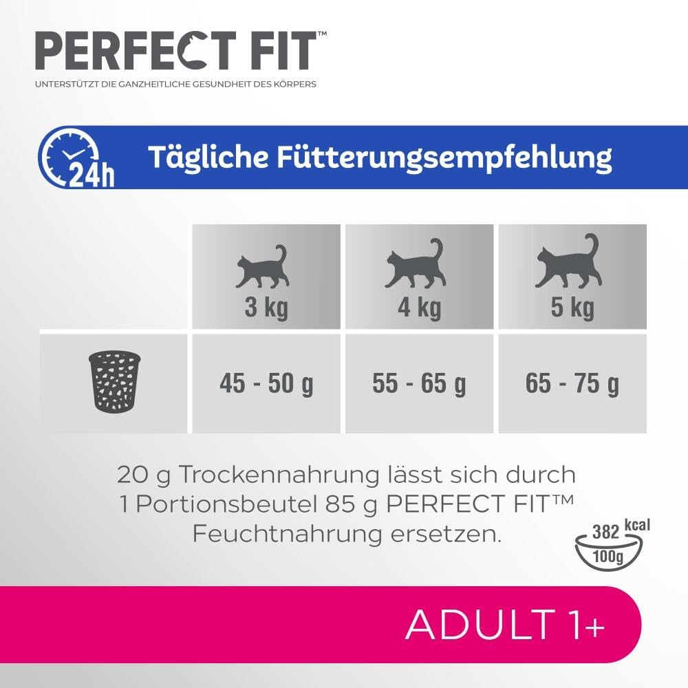Perfect Fit Adult Katzen Trockenfutter Rind 7kg fuer erwachsene Katzen