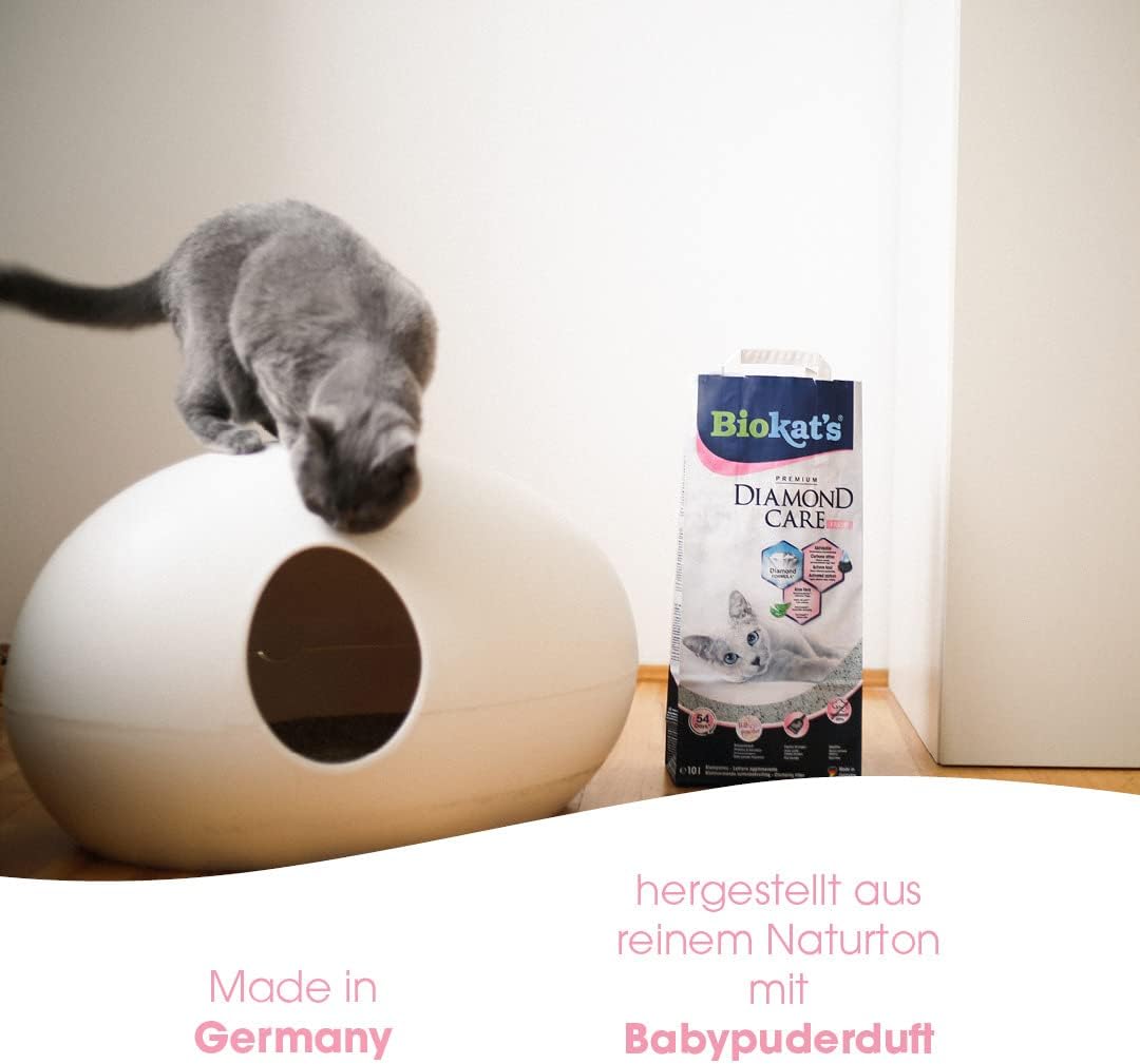 Biokats Diamond Care Katzenstreu 10L Bentonit verschiedene Sorten