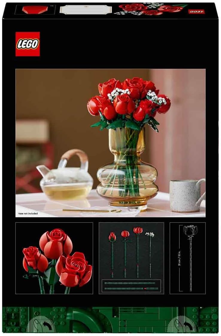 LEGO 10328 Botanicals Rosenstrauss Set Kunstblumen Deko Modell Bauset